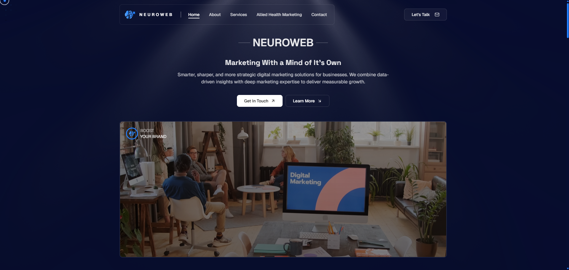 Neuroweb screenshot 1